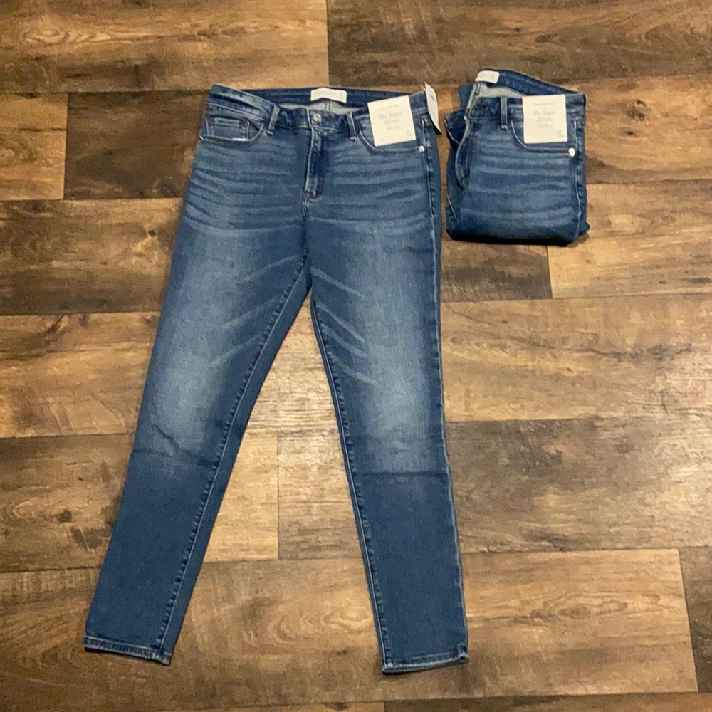 Abercrombie & Fitch super skinny mid rise 30/10R